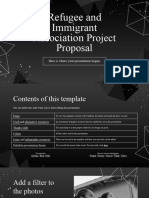 Refugee and Immigrant Association Project Proposal by Slidesgo