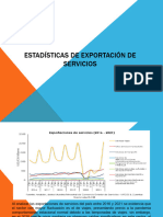 ESTADÍSTICAS DE EXPORTACIÓN DE SERVICIOS