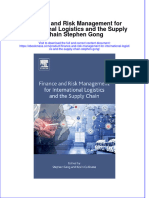 Finance And Risk Management For International Logistics And The Supply Chain Stephen Gong download 2024 full chapter