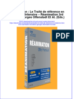 Reanimation Le Traite De Reference En Medecine Intensive Reanimation 3Rd Edition Georges Offenstadt Et Al Eds download 2024 full chapter