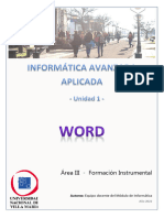 Unidad 1 - Word - Informática Avanzada Aplicada (1)
