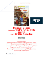 Cynthia Rutledge - Inegável Desejo - Série Sabrina 1235