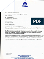 TCS Offer Letter September 2007