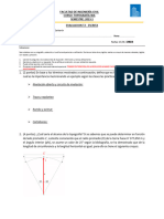 Facultad de Ingeniería Civil Curso: Topografía-Wa SEMESTRE: 2023-1 Evaluacion T2 - Escrita