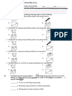 Sped Long Exam Grade1 Quarter One 2023 2024