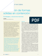 Producción de Formas Sólidas en Contención