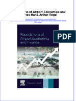 Foundations of Airport Economics and Finance Hans Arthur Vogel Download 2024 Full Chapter