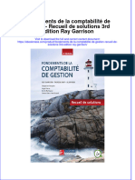 Fondements De La Comptabilite De Gestion Recueil De Solutions 3Rd Edition Ray Garrison download 2024 full chapter