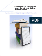 Food Waste Management Solving The Wicked Problem 1St Ed 2020 Edition Elina Narvanen Download 2024 Full Chapter