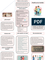 Triptico de La Planificacion Familiar