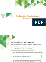 Evaluación Económica de Desastres