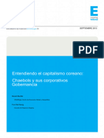 Understanding Korean Capitalism. Chaebols and Their Corporate Governance. Murillo y Sung 2