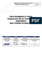 P-SST-018 Procedimiento para Trabajos Con Andamios Multidireccionales