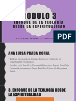 Enfoque de La Teologia Desde La Espiritualidad