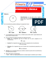 Circunferencia y Circulo para Cuarto de Primaria