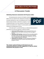 1 EDS 113 Module 3b Viewing and Discussion Guide-Rethinking Classroom Assessment