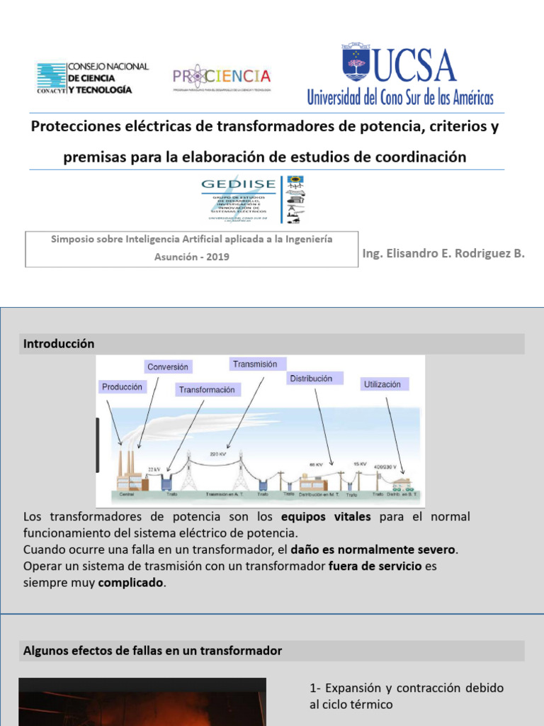 PPT2. Protecciones Eléctricas de Transformadores de Potencia | PDF ...