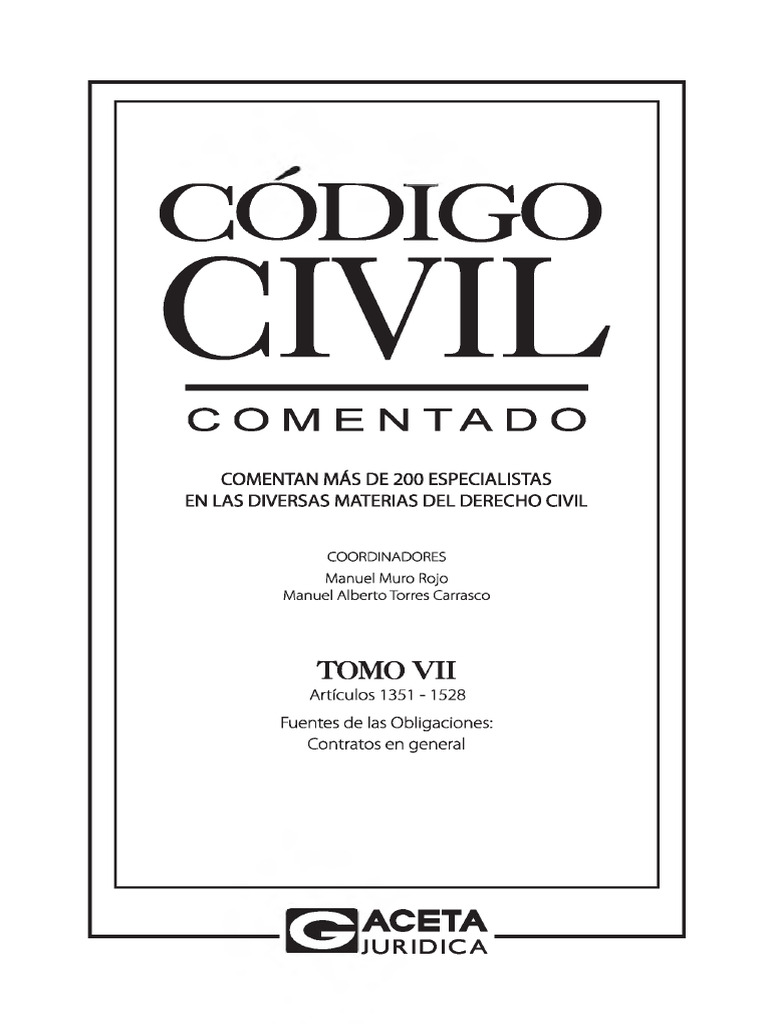 Codigo: Civil | PDF | Ley común | Derecho civil (sistema legal)