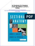 Sectional Anatomy For Imaging Professionals 4Th Edition Lorrie L Kelley Download 2024 Full Chapter