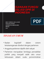 Pelaksanaan Fungsi Legislasi DPR Di Indonesia