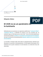 El UGR No Es Un Parámetro de La Luminaria - Ficheros LDT de Productos Tipo Villa y Sus Proyectos en Dialux