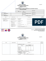 Application For The Establishment of Public Elementary - Secondary Schools