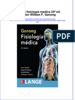 Ganong Fisiologia Medica 25A Ed Edition William F Ganong Download 2024 Full Chapter
