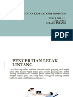 Letak Lintang Nurul Hilal 2720237155 Keperawatan Kesehatan Reproduksi