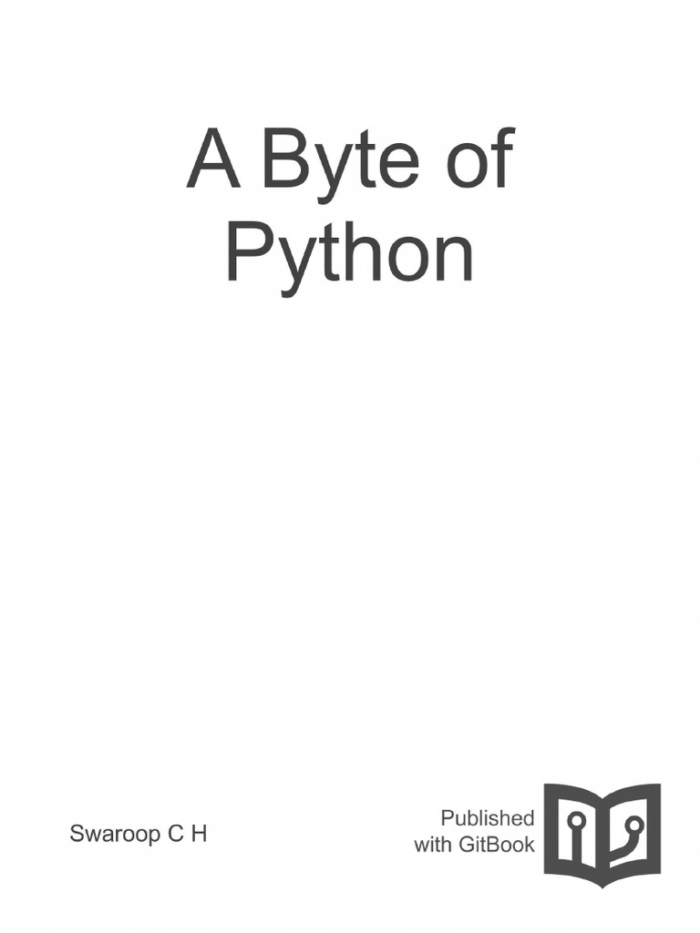 Byte of Python | PDF | Command Line Interface | String (Computer Science)