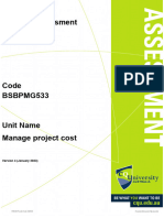 BSBPMG533 Student Assessment Workbook