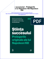 Stiinta Succesului Prelegerile Originale Ale Lui Napoleon Hill Napoleon Hill Download 2024 Full Chapter