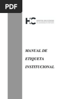 Manual de Etiqueta Institucional
