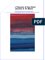 Godels Theorem A Very Short Introduction A W Moore Download 2024 Full Chapter