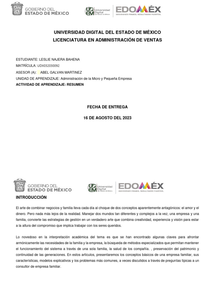 Claves para Empresas Familiares | PDF | Business | Sociedad