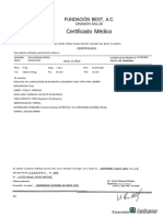 certificado medico