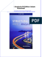 Structural Analysis Si Edition Aslam Kassimali download 2024 full chapter