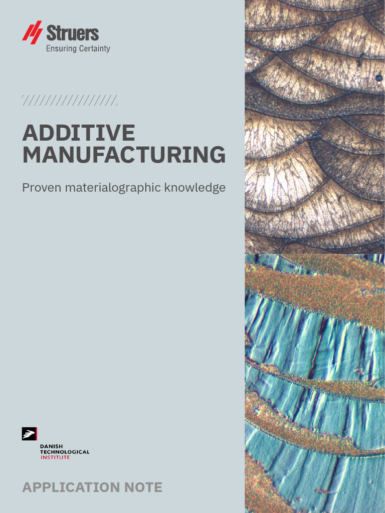 Metallography in Additive Manufacturing | PDF | 3 D Printing | Engineering