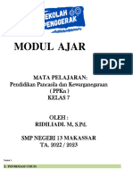 Modul Pkn kelas 7 Sejarah Kelahiran pancasila