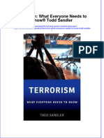 Terrorism What Everyone Needs To Know Todd Sandler download 2024 full chapter