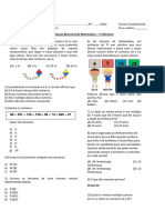 Avaliação Mat 1º BIM