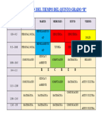 HORARIO ESCOLAR DEL 5° B (1)