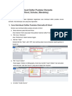 Membuat Daftar Pustaka Otomatis (Word, Scholar, Mendeley)