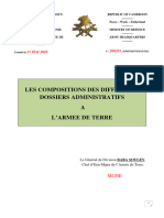 Compositions Des Differents Dossiers Administratifs Mindef