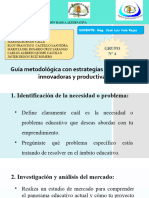 Guía metodológica con estrategias pedagógicas innovadoras y productivas.