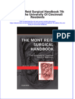 The Mont Reid Surgical Handbook 7Th Edition The University Of Cincinnati Residents download 2024 full chapter