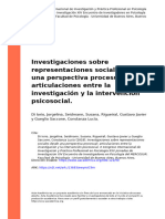 Di Iorio, Jorgelina, Seidmann, Susan (... ) (2018) - Investigaciones Sobre Representaciones Sociales Desde Una Perspectiva Procesual Artic (... )