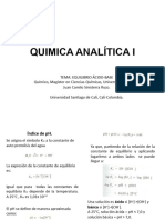 QUIMICA ANALÍTICA I-Equilibrio Ácido-base