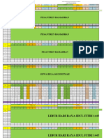 Jadwal Genap Gabungan Blok 4