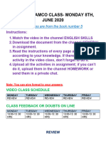 4TH Grade Amco Class-June 8TH-2020
