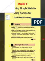 Designing Simple Website Using Kompozer ch3